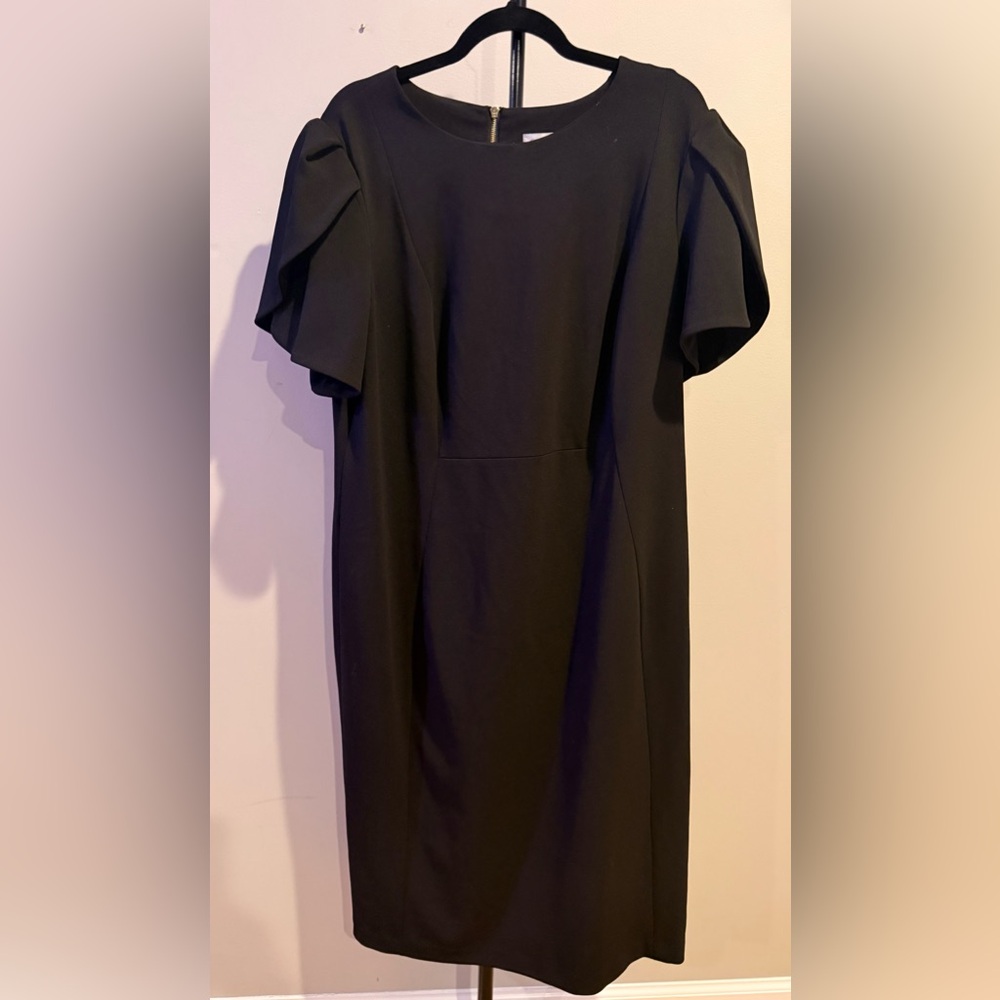 Calvin Klein Black Midi Dress
